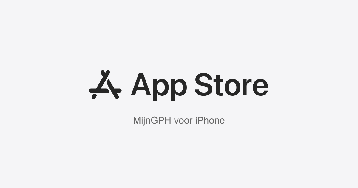 MijnGPH – iPhone app in de App Store