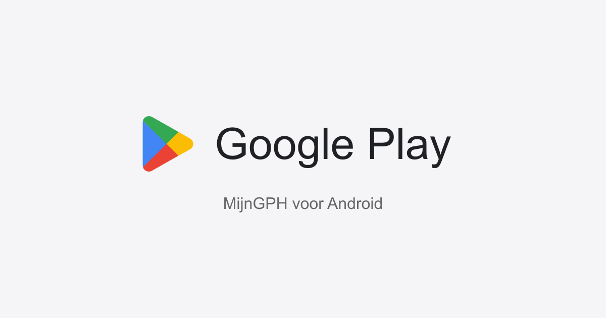 MijnGPH – Android app op Google Play
