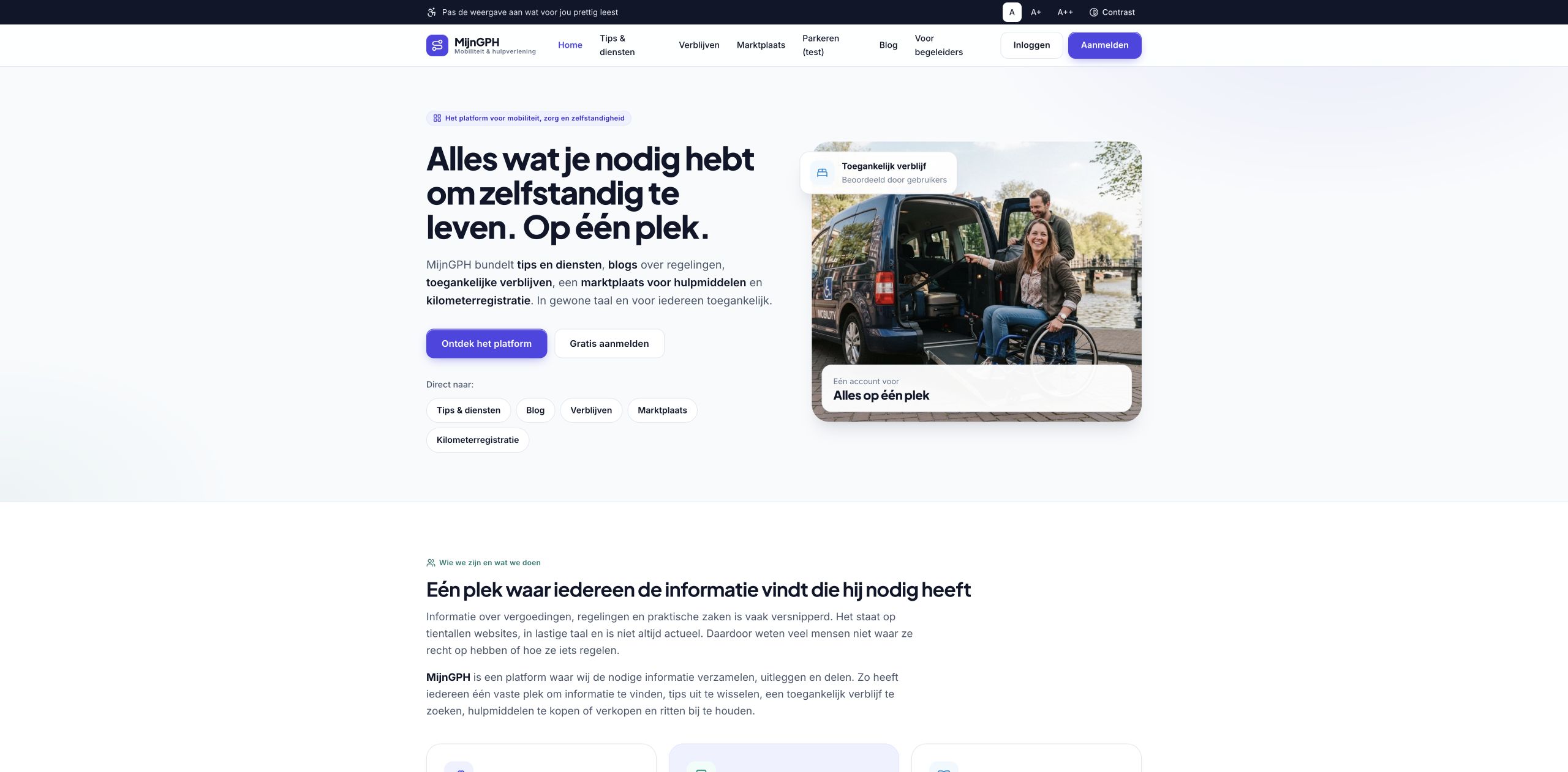 MijnGPH – website & platform